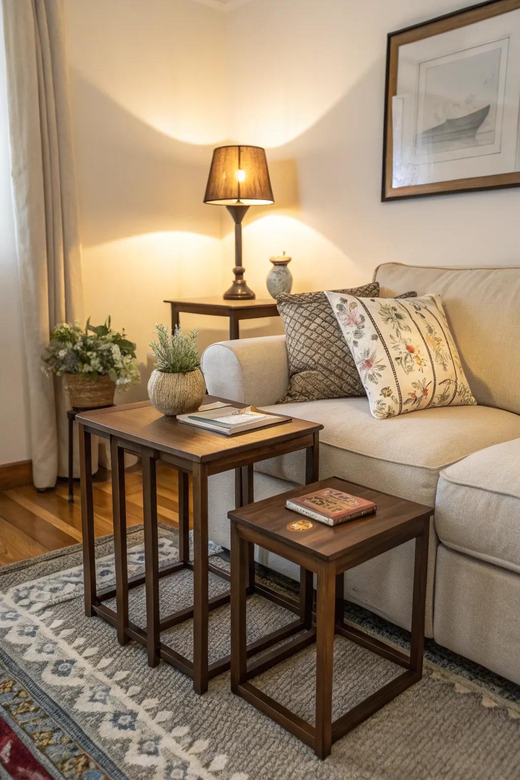 Layered surfaces afford adaptable surface alternatives.