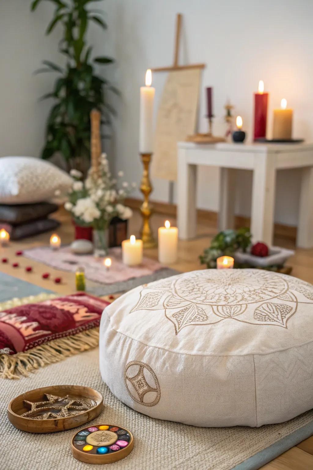 Enhancing your observance through a tranquil meditation recess.