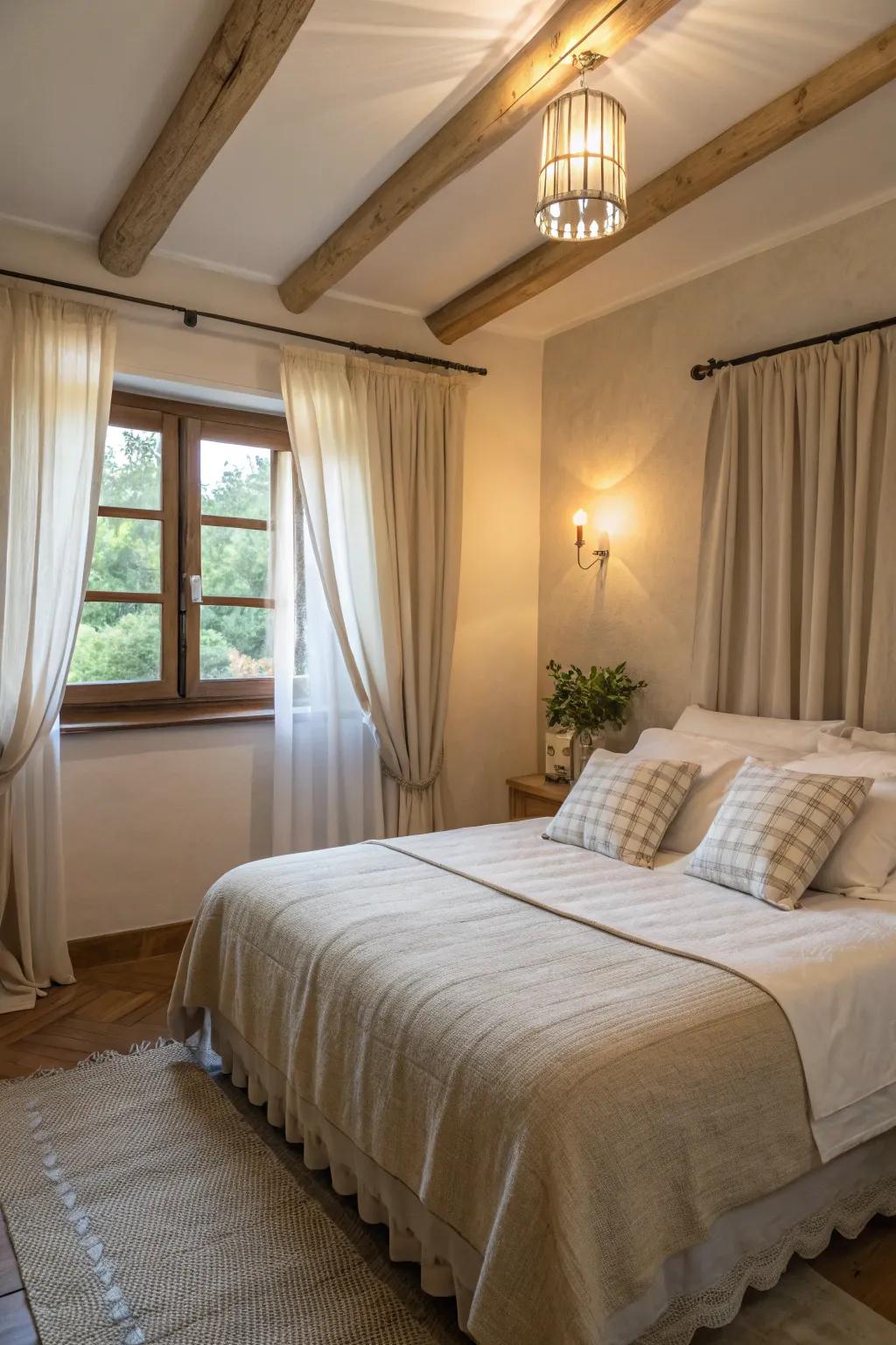 Featherweight linen fabrics furnish an airy and invigorating spring sensation.