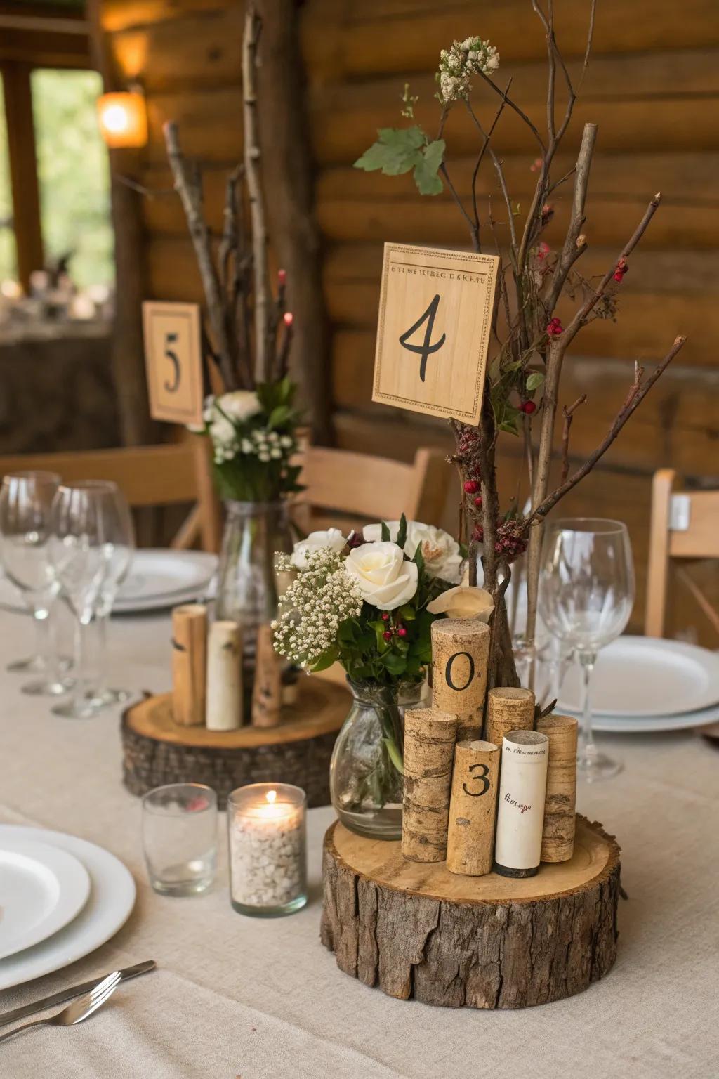 Imaginative mounts contribute character and charm to your tables.