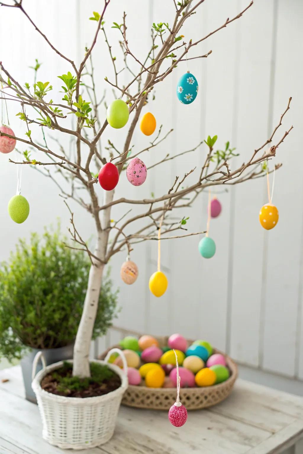 A whimsical egg shrub to commemorate Easter.