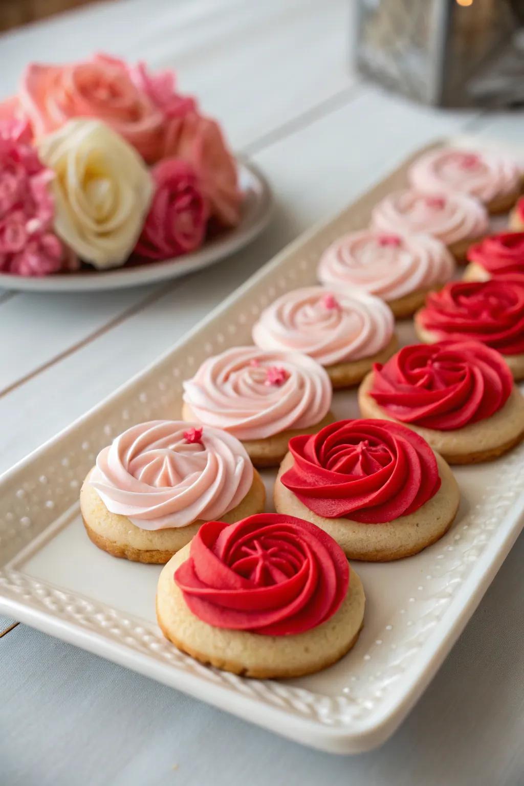 Three-dimensional rosettes for heightened dimension.