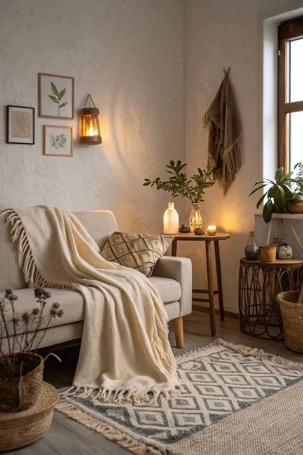 Embrace simplicity adopting a Scandinavian wintry pattern.