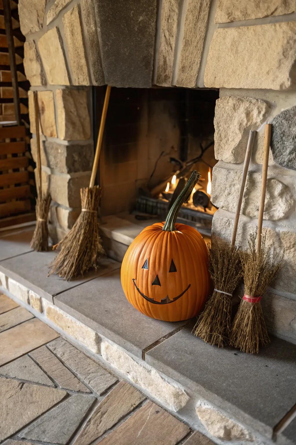 Gourd paired with winsome besom highlights.