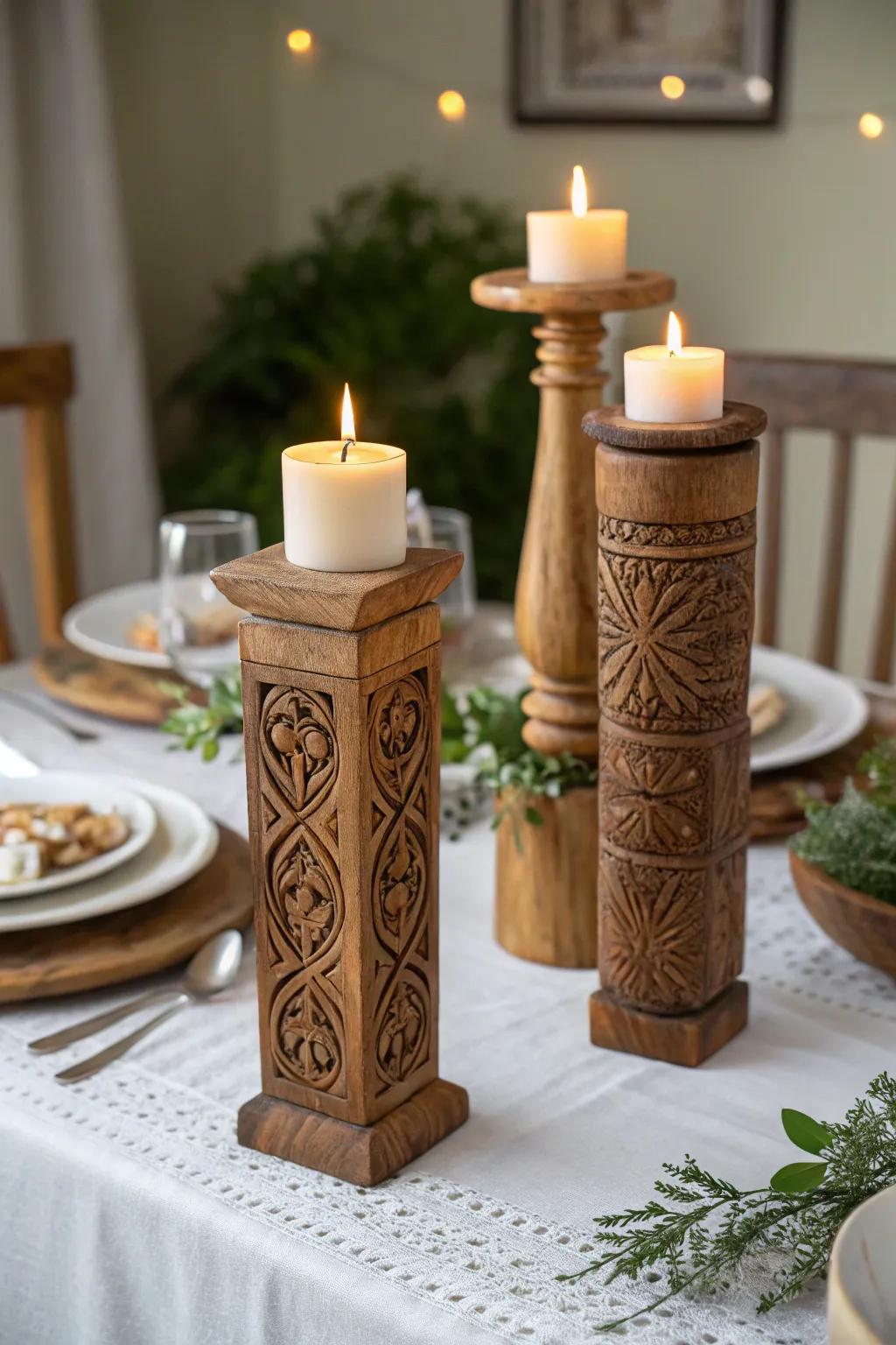 Etched lanterns that illuminate special moments.