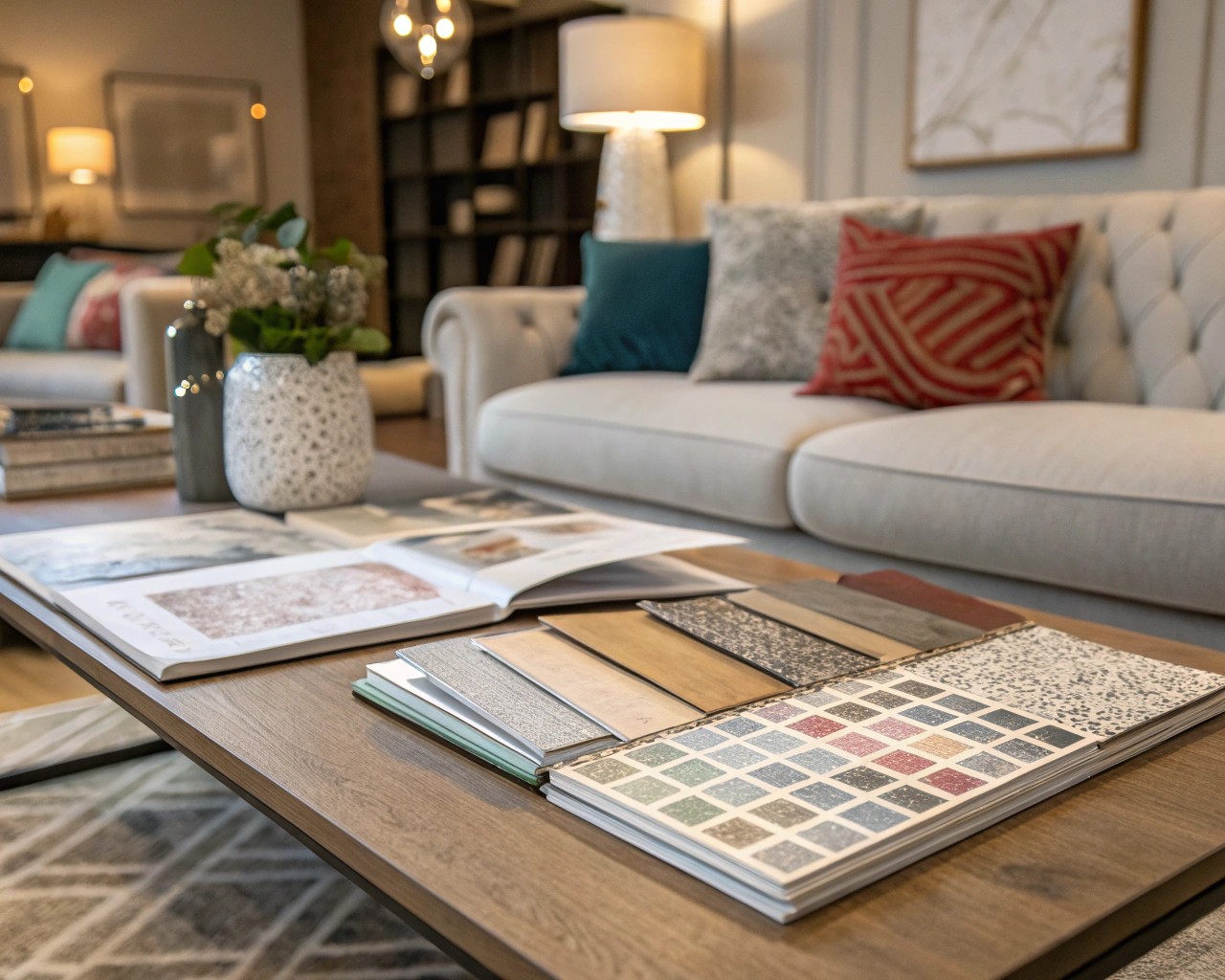 A curated selection of materials can simplify the design process.