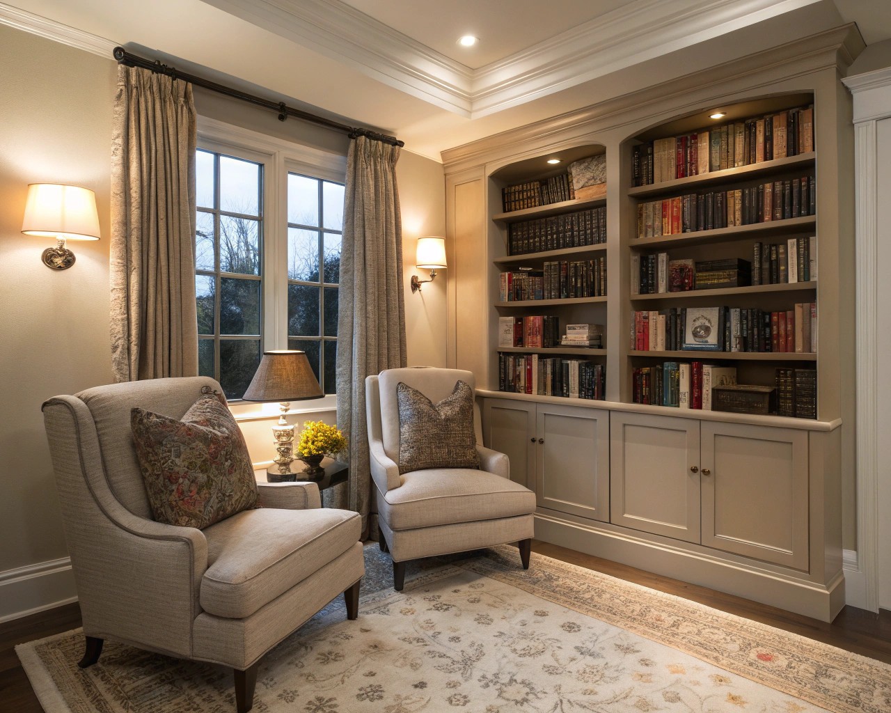 Creating a dedicated reading nook can transform a challenging corner into a relaxing sanctuary.
