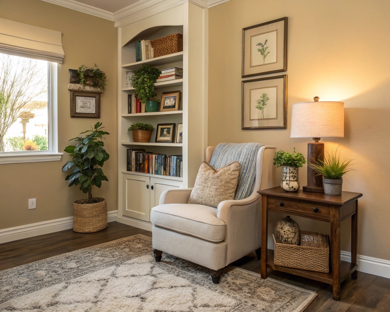 Starting with a small space can build confidence for larger design projects.