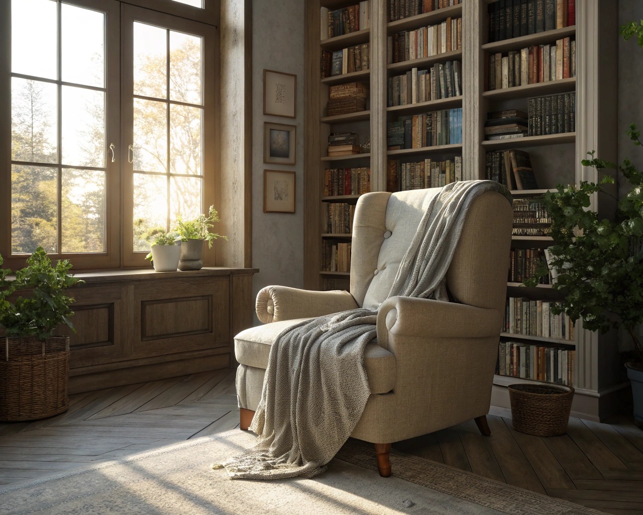 Transforming underutilized corners into inviting reading retreats.