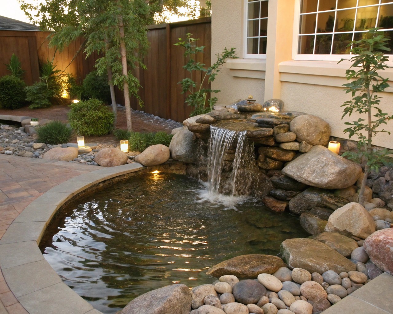 Water features are key in creating the soothing atmosphere of a tropical resort in your home.