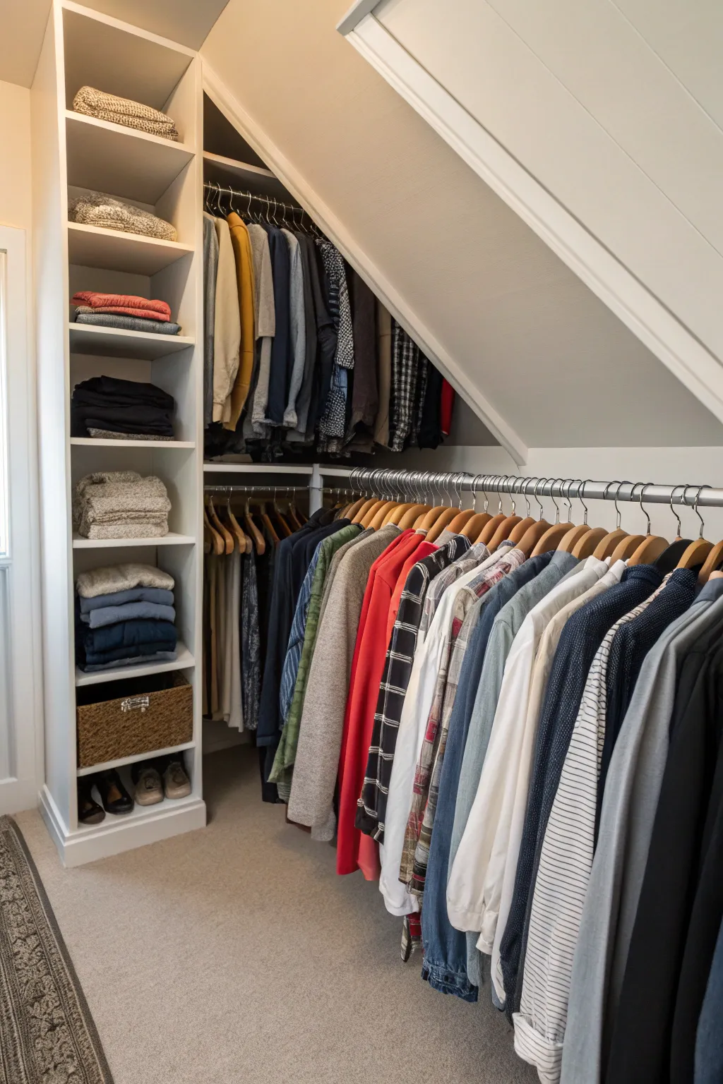Effective Solutions for Challenging Slanted Closets