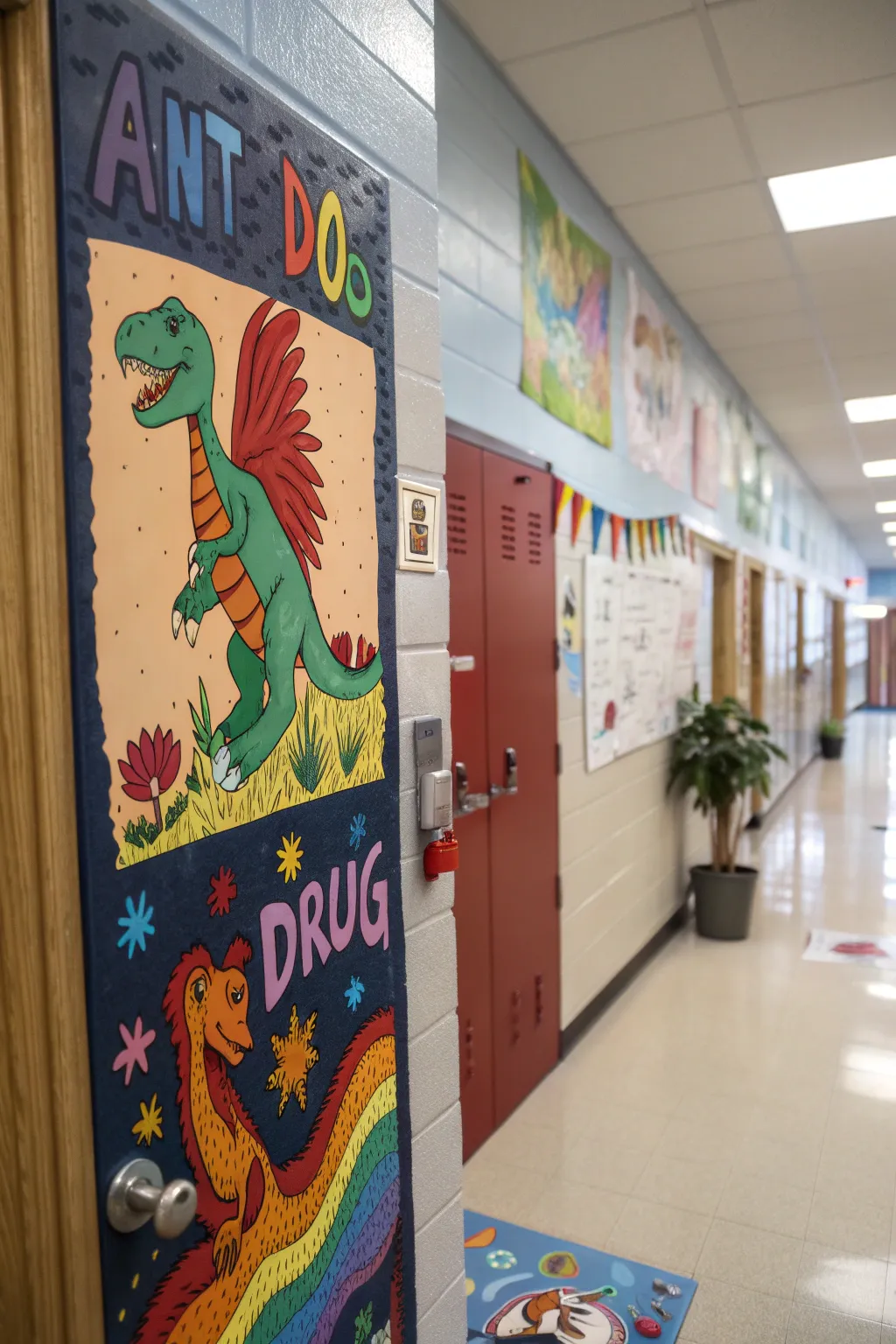 How to Decorate Doors for Ribbon Week