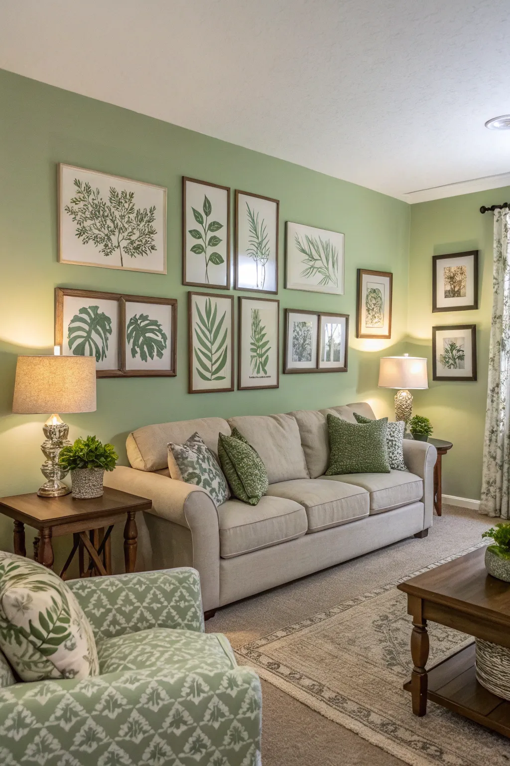 Creative Color Schemes for a Sage Green Room