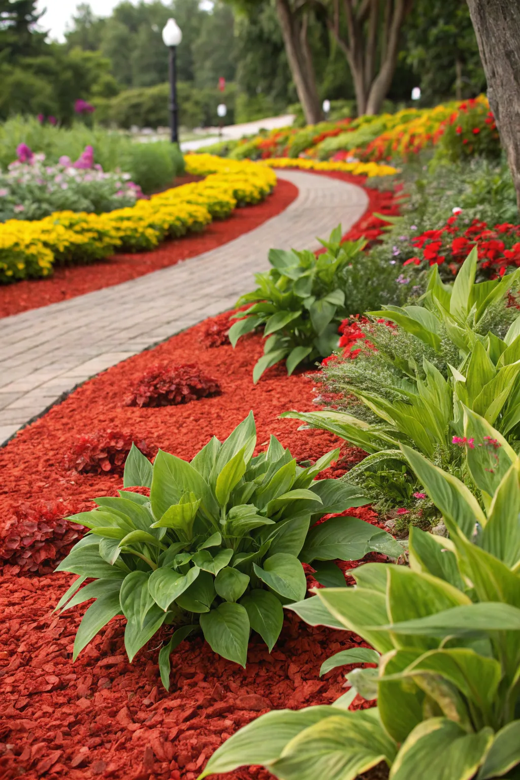 Enhance Your Garden with Striking Red Mulch
