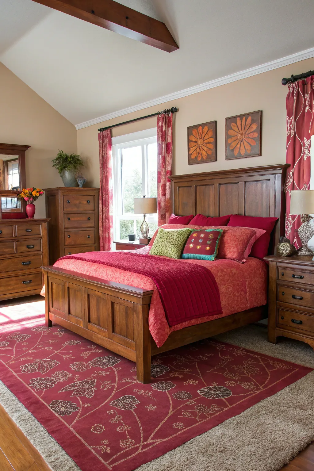 Sophisticated Cherry Decor for Bedrooms