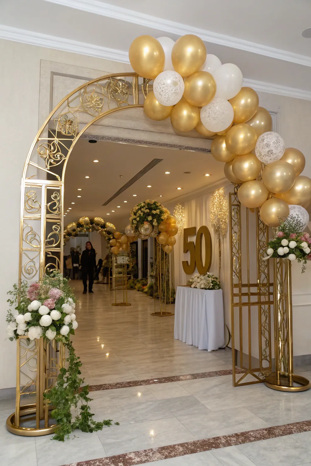 Golden Theme Inspiration for 50th Celebrations