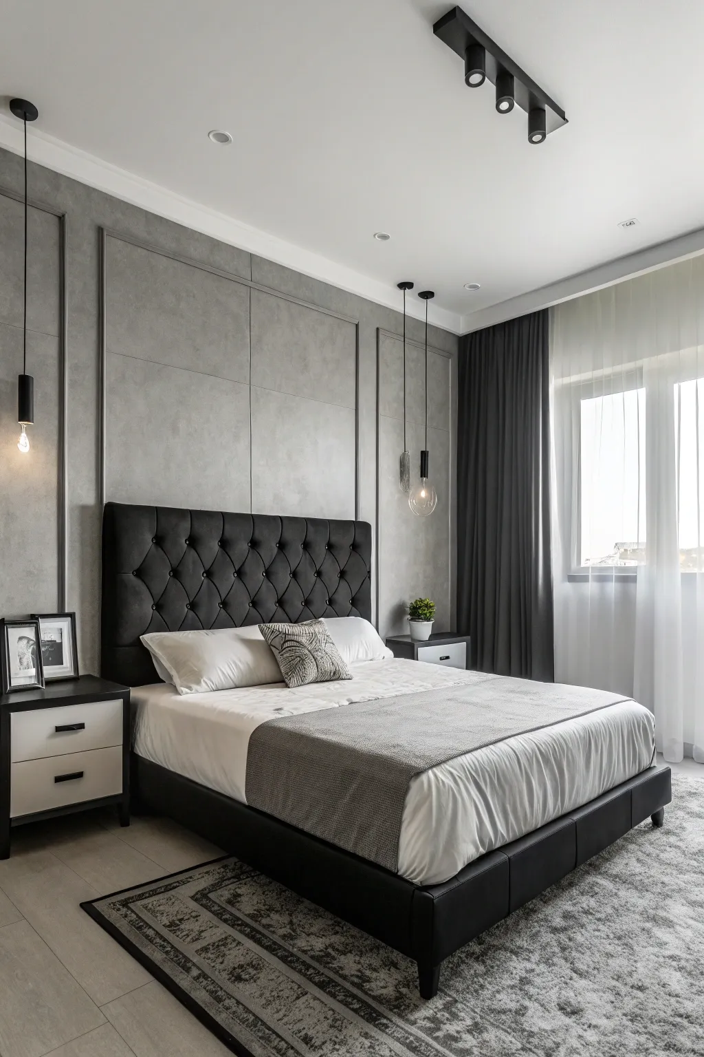 Unique Bedroom Ideas Featuring Black Headboards