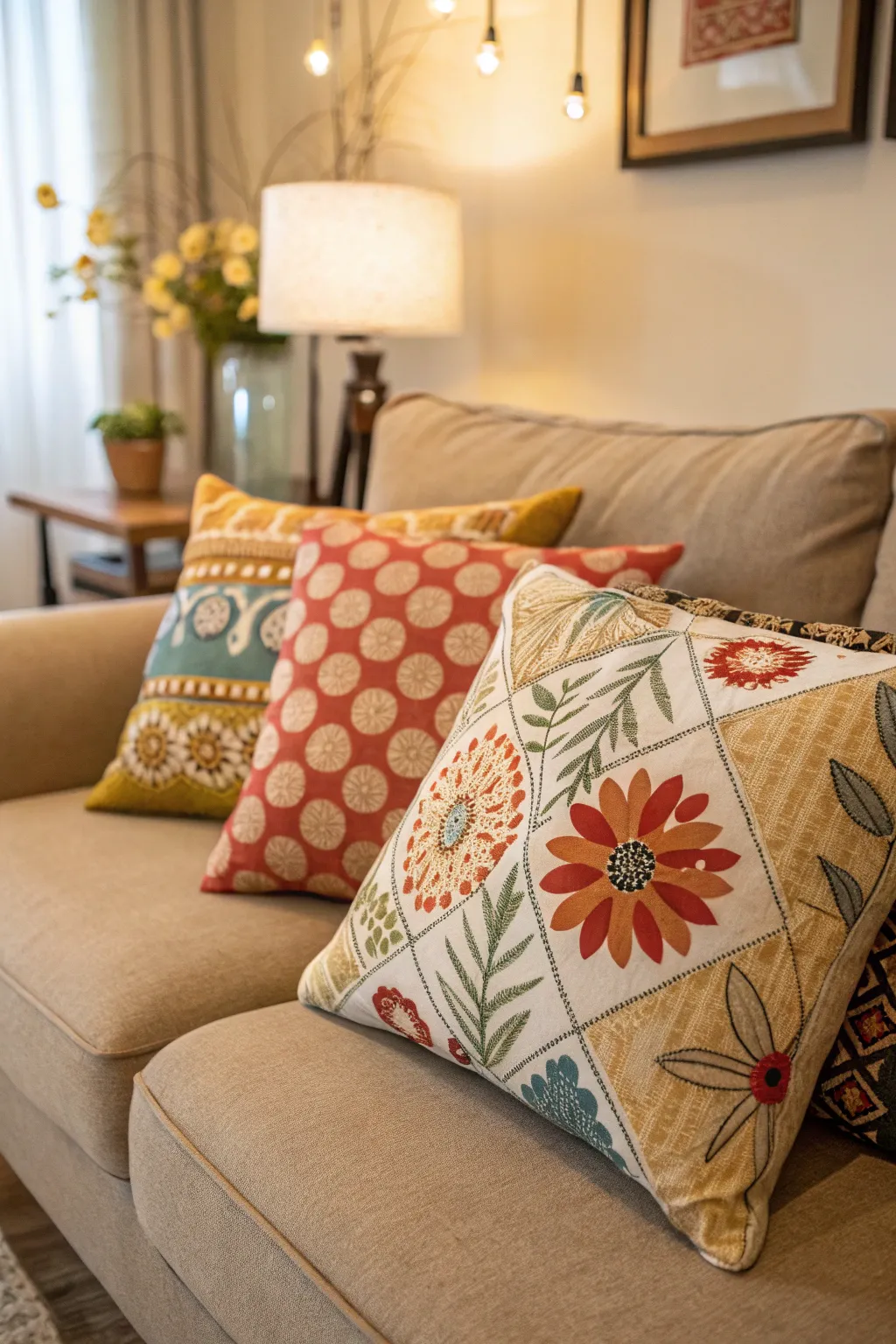 Chic Tan Couch Pillow Design Inspiration