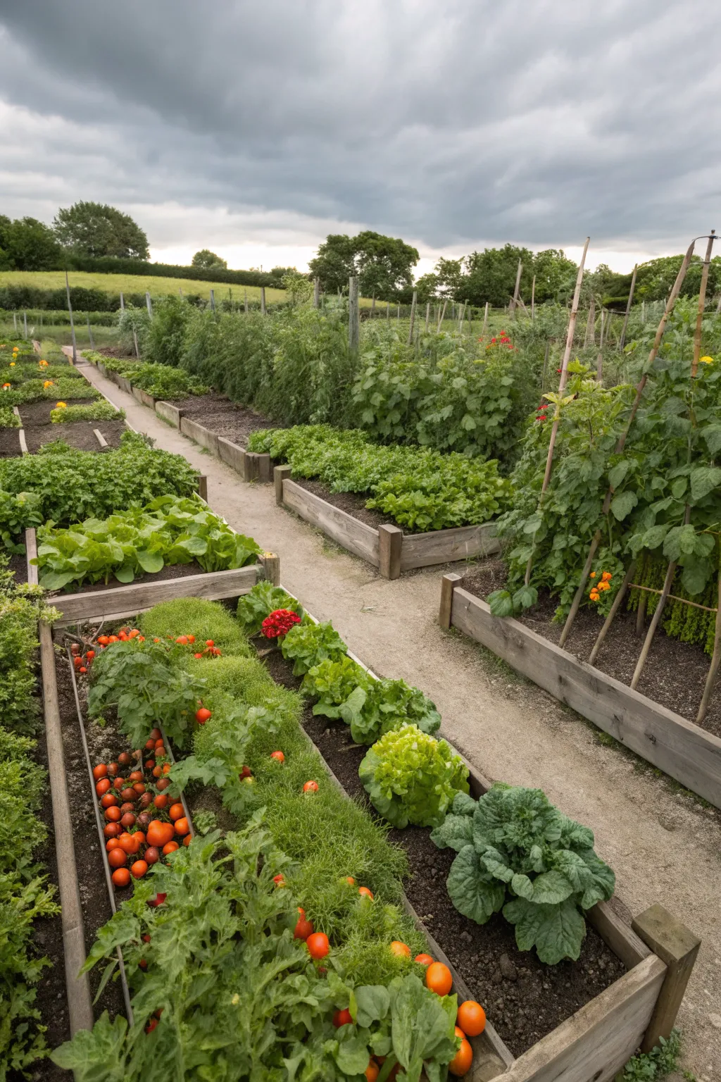 Practical Plans and Layouts for Vegetable Gardens Outdoors