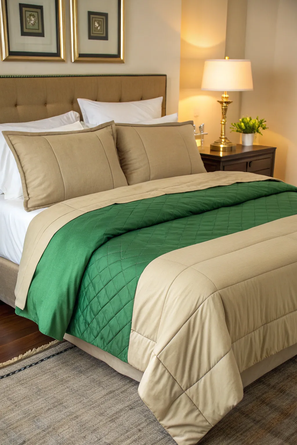 Refreshing Bedroom Styles with Green Elements